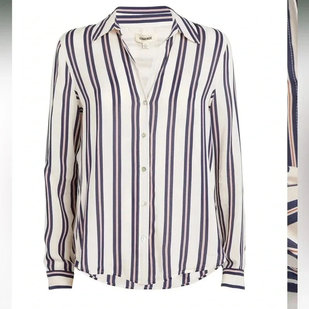 L’AGENCE cotton shirt